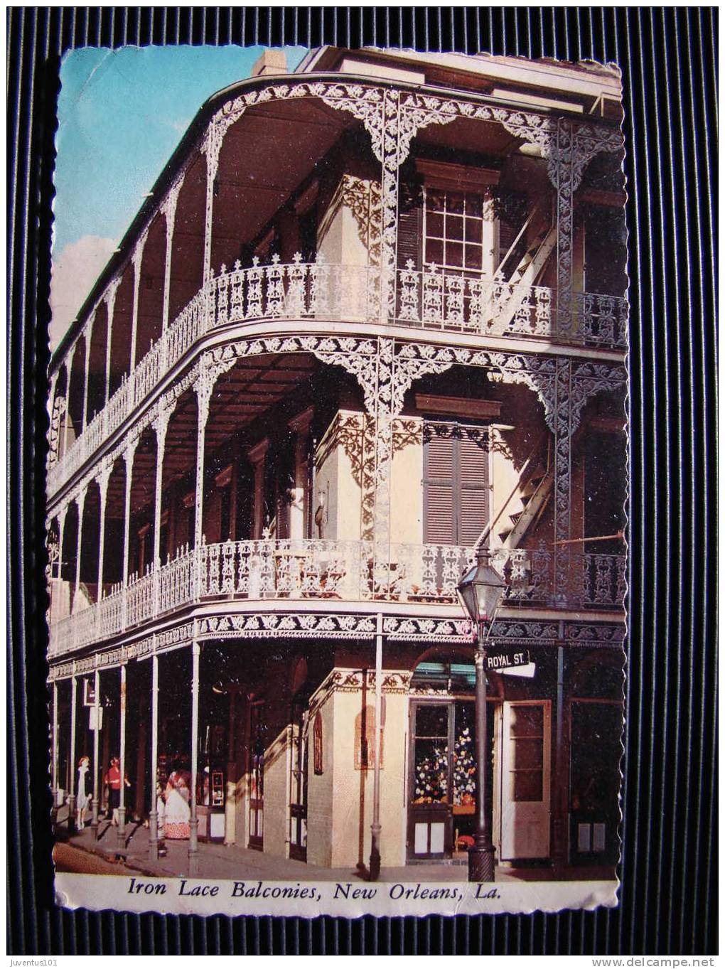 CPSM ETATS UNIS-Iron Lace Balconies,New Orléans - New Orleans