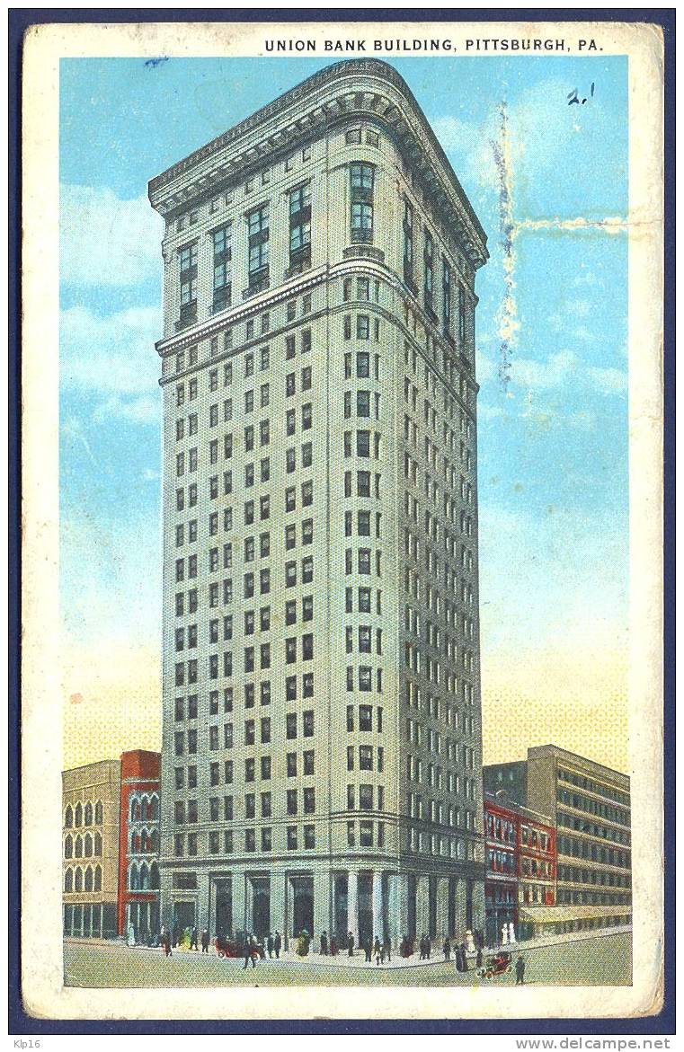 PITTSBURGH,UNION BANK BUILDINGE,OLD PC 1929 - Pittsburgh