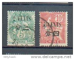 CHIN 91 - YT 83-84 Obli - Used Stamps