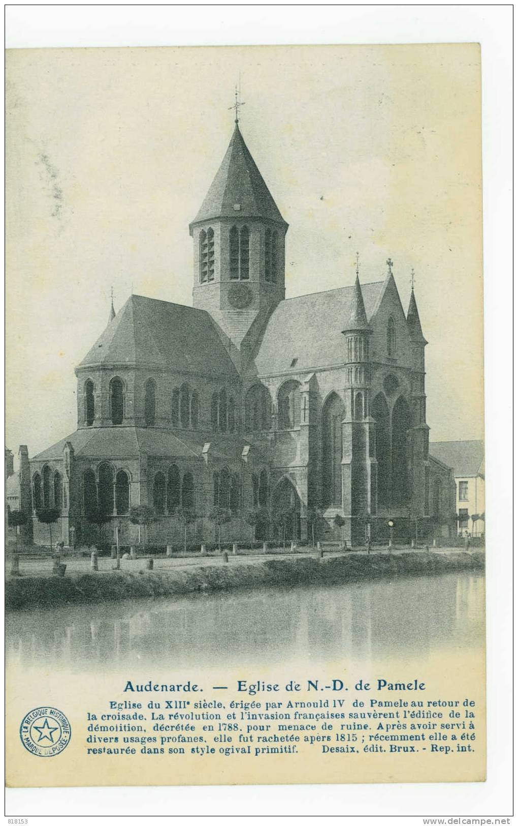 Audenarde - Eglise De ND De Pamele - Oudenaarde