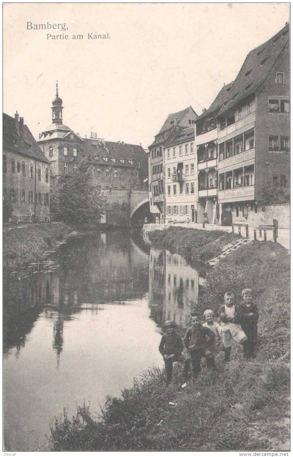 BAMBERG PARTIE AM KANAL, USED 1906, Germany, Deutschland - Bamberg