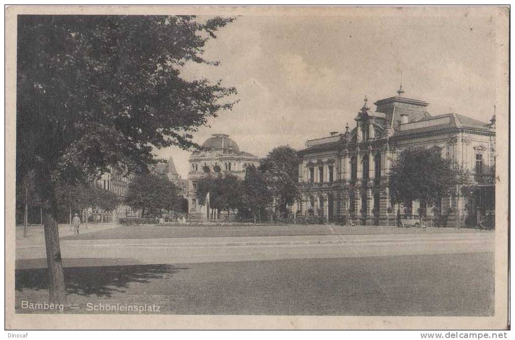 BAMBERG, SCHONLEINPLAZ, USED 1941, Germany, Deutschland - Bamberg