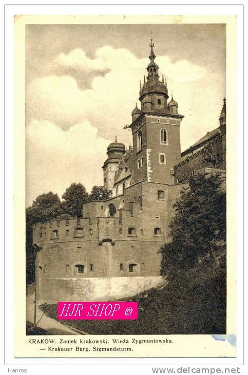 Krakauer Burg Sigmundsturm, Gel. Feldpost 10.01.1940,  Krakau1 - Weltkrieg 1939-45