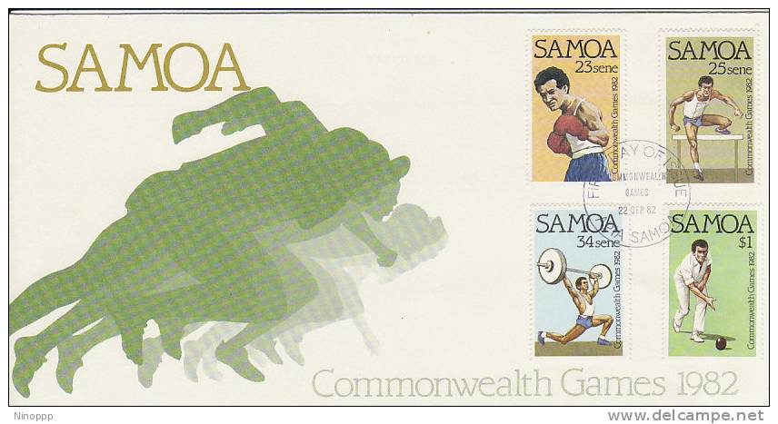 Samoa-1982 Commonwealth Games FDC - Samoa (Staat)