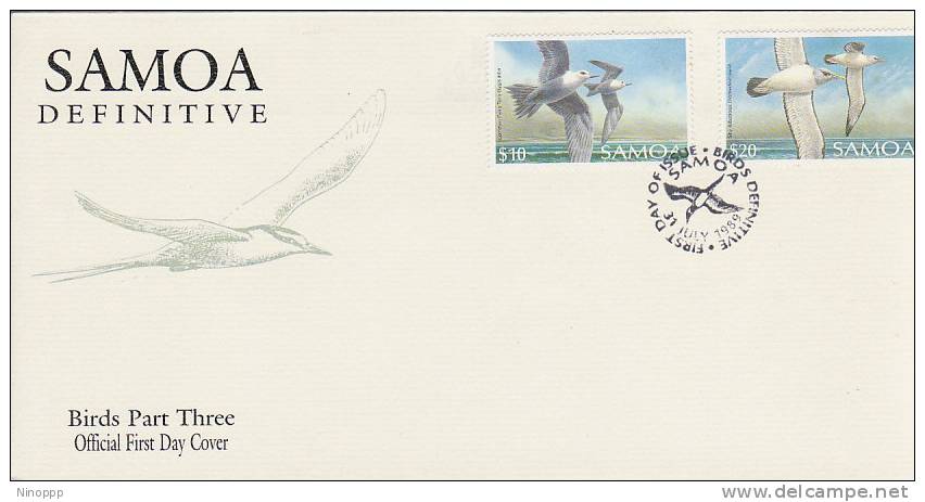 Samoa-1989 Birds Part III  FDC - Samoa (Staat)