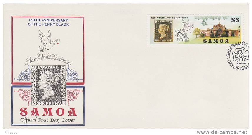 Samoa-1990 150th Anniversary Stamp FDC - Samoa