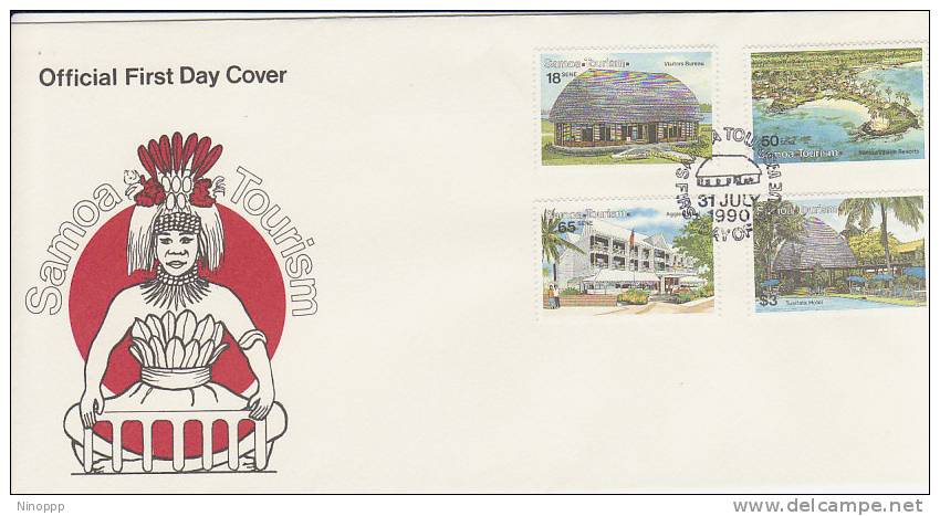 Samoa-1990 Tourism FDC - Samoa