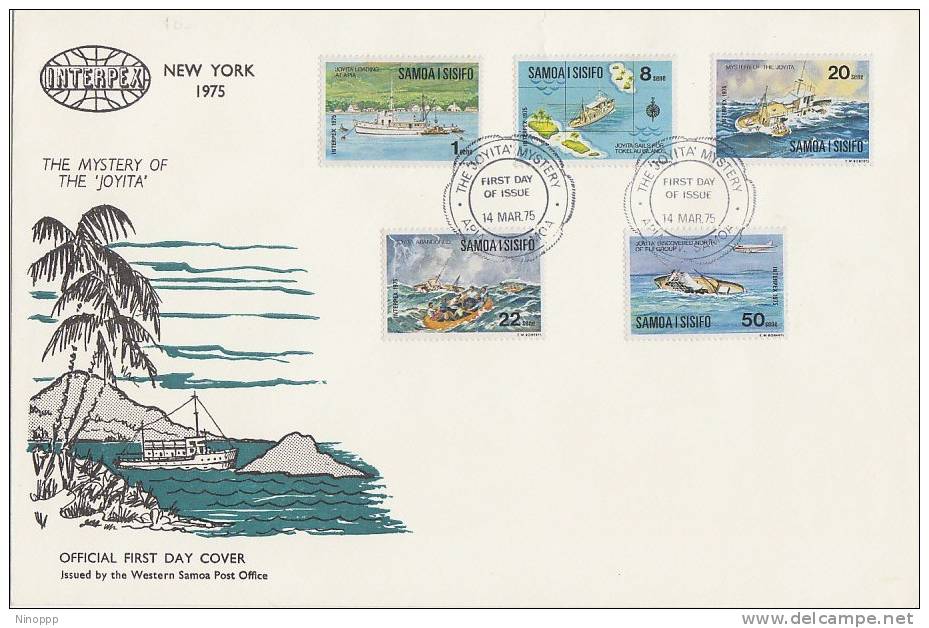 Samoa-1975 Interpex 75  FDC - Samoa