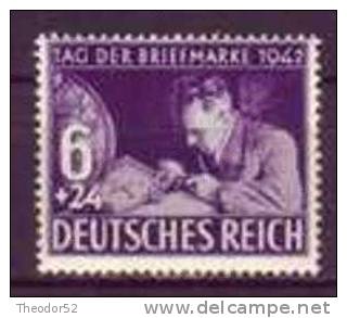 Deutsches Reich Nr. 811 - Ohne Gummierung * - Unused Stamps