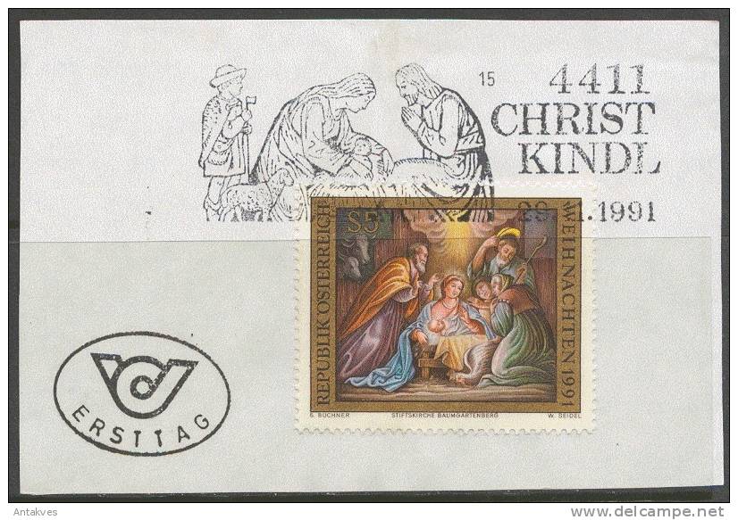 Austria Osterreich 1991 Christkindl See Scan ! - Other & Unclassified