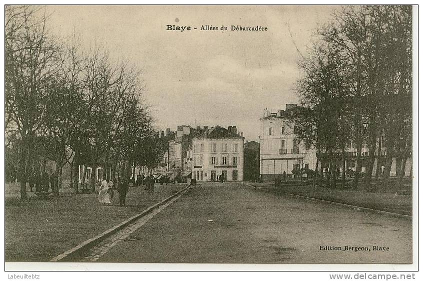 BLAYE - Allée Du Débarcadère - Blaye