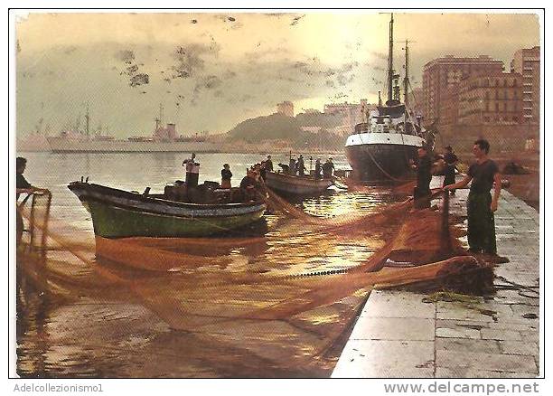 46775)cartolina Illustratoria La Pesca By F.lli Jozzi Taranto - Marchands