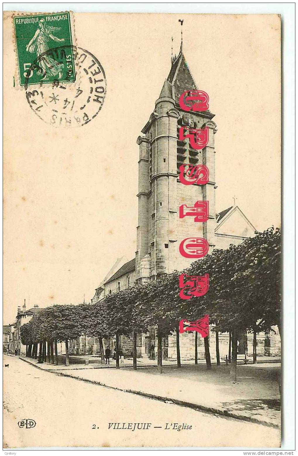 94 - VILLEJUIF - Eglise - Dos Scané - Villejuif