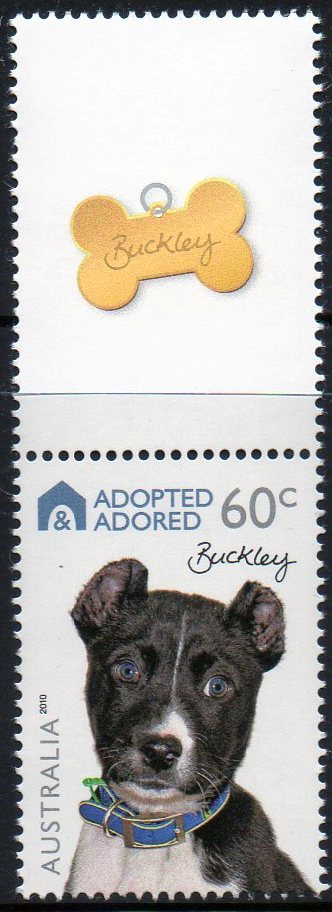 Australia 2010 Adopted & Adored 60c Buckley MNH + Tag - Mint Stamps