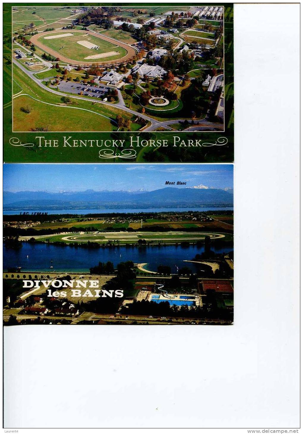 (658) Hyppordrome - Race Course - Divonne Les Bains & Kentucky - Ippica