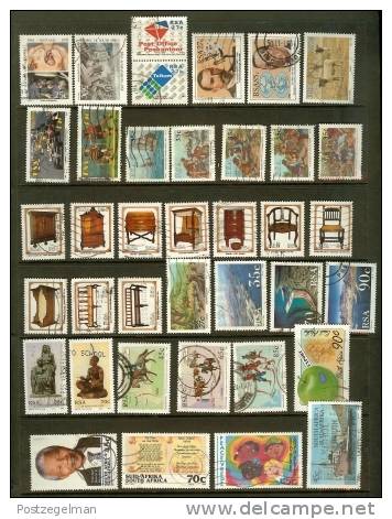 SOUTH AFRICA Collection 37 Used Large Stamps - Verzamelingen & Reeksen