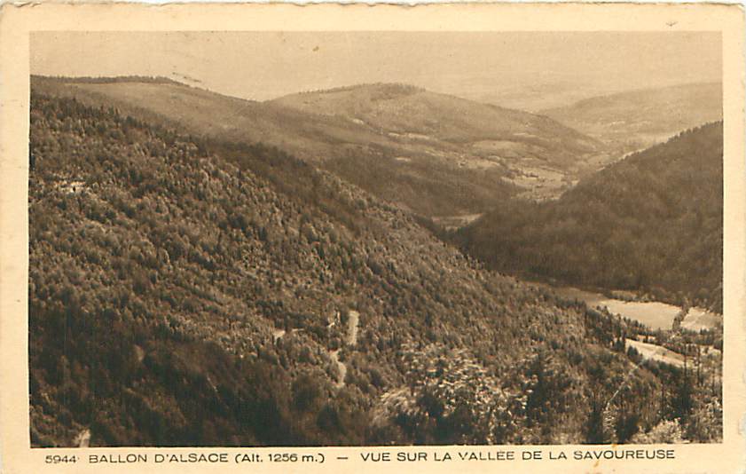 88 - Ballon D'Alsace - Vue Sur La Vallée De La Savoureuse (Braun & Cie, N° 5944) - Le Thillot