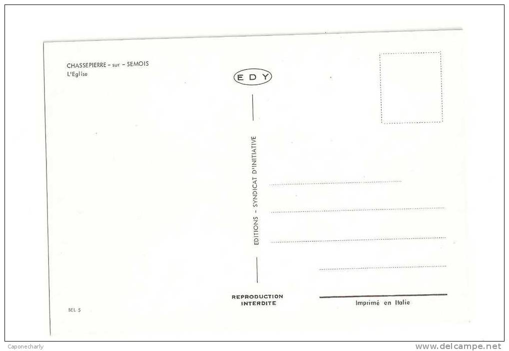 Lot De 2 CPM  CHASSEPIERRE SUR SEMOIS PROVINCE LUXEMBOURG BELGIQUE - Chassepierre