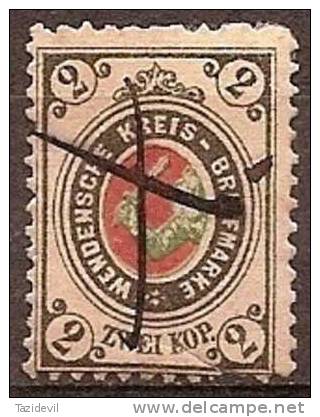 WENDEN - 1880 2k Arms, Perf 12½. Pen Cancel. Scott L10. Used - Gebraucht