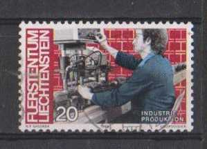 Liechtenstein 1984 Used, VFU, Occupation Series, Job On Machinery, TEchnology - Usati