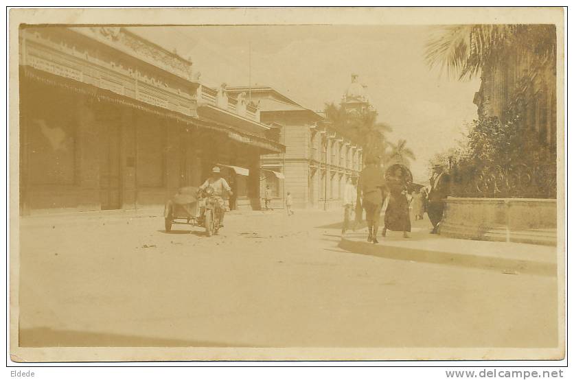 Bogota Real Foto Esquina Palacio Nacional Side Car Moto Motorcycle - Colombie