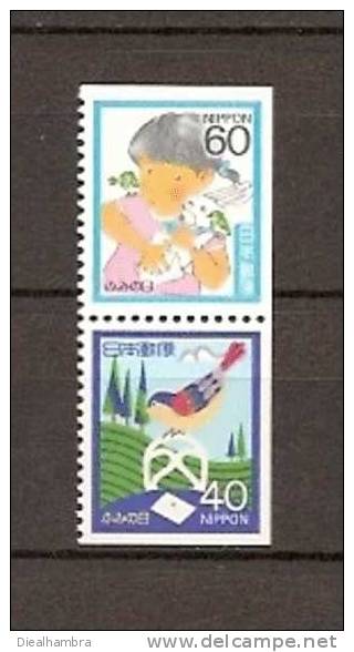 JAPAN NIPPON JAPON LETTER WRITING DAY 1986 / MNH / 1688 E - 1689 E - Unused Stamps