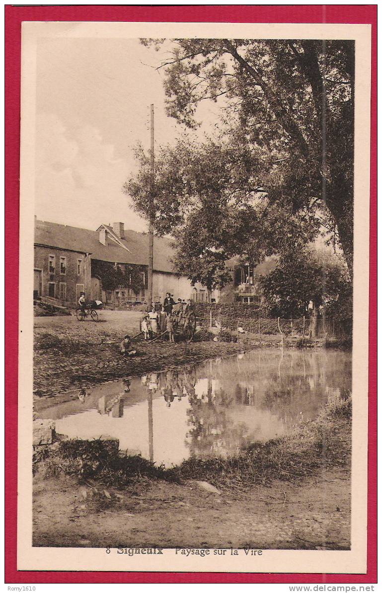 Signeulx - Paysage Sur La Vire. Carte Animée. - Musson