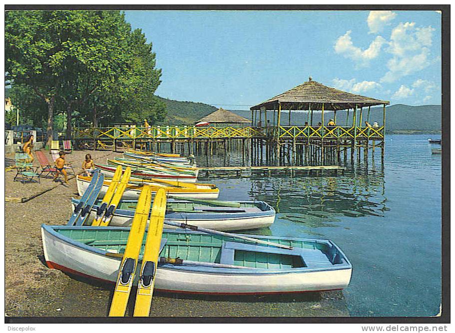 B1049 Lago Di Bracciano ( Roma )  - Il Lago, Lake, Lac- Barche, Boats, Bateaux /  Non Viaggiata - Civitavecchia