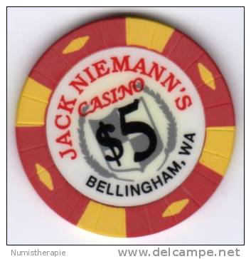 Jack Niemann´s Casino, Bellingham, Washington $5 - Casino