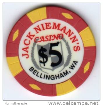 Jack Niemann´s Casino, Bellingham, Washington $5 - Casino