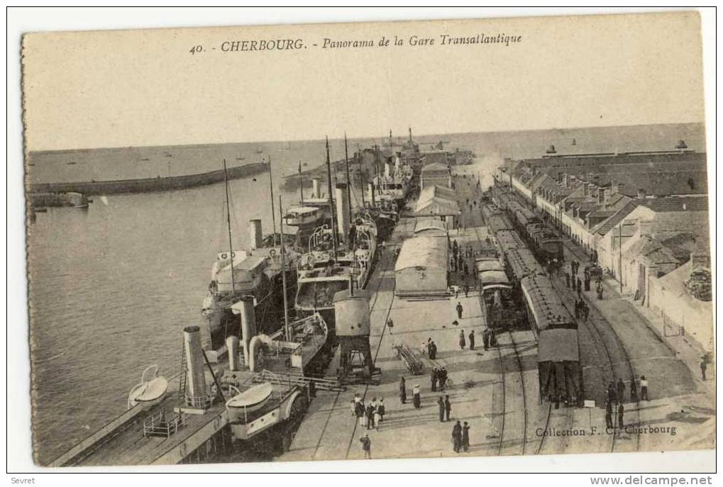 CHERBOURG. -  Panorama De La Gare Transatlantique - Cherbourg