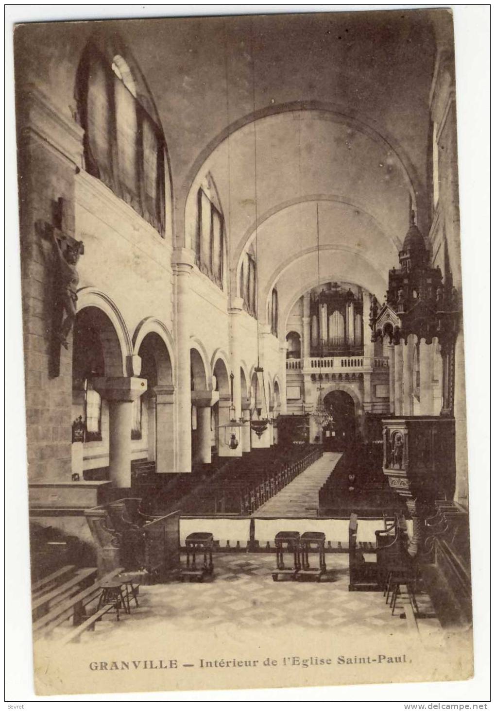 GRANVILLE. - Intérieur De L'Eglise Saint-Paul - Granville