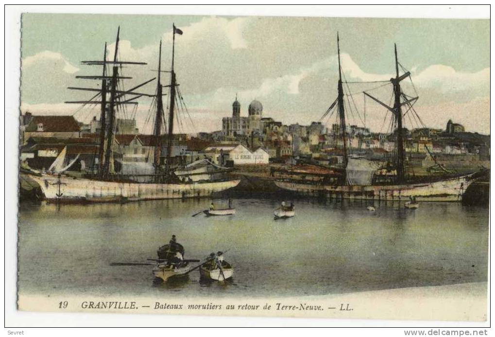 GRANVILLE. - Bateaux Morutiers Au Retour De Terre-Neuve - Granville