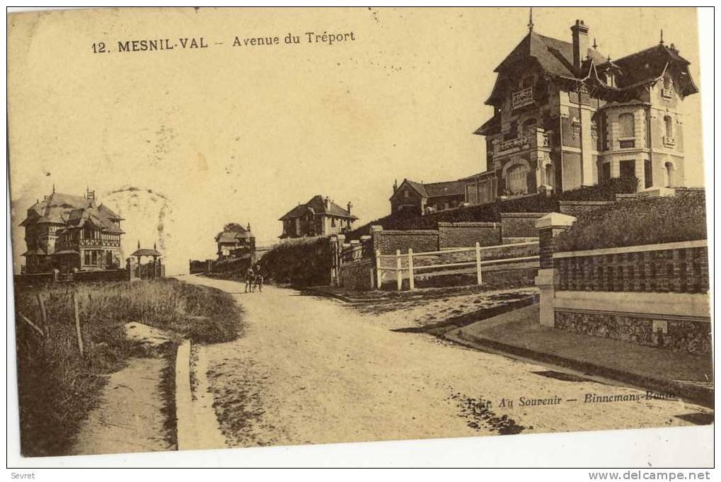 MESNIL-VAL. - Avenue Du Tréport - Andere & Zonder Classificatie