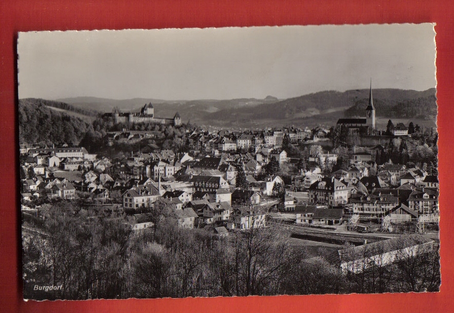 M747 Burgdorf Berthoud, Gesamtübersicht. Gelaufen. Photoglob 845 - Berthoud