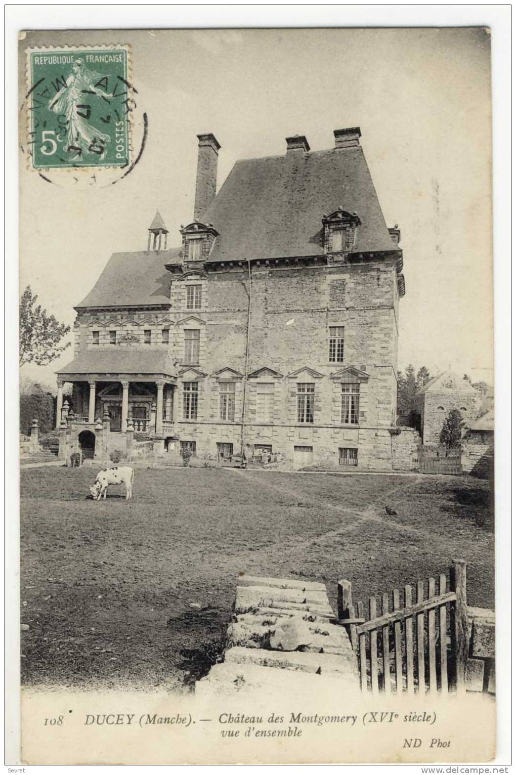 DUCEY. - Le Château Des Montgomery Vue D'ensemble - Ducey