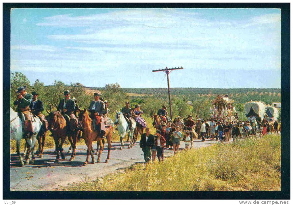 ALMONTE - ROMERIA DEL ROCIO - ASOCIACION ESPANOLA MAXIMOFILIA - Spain Espana Spanien Espagne  62138 - Huelva