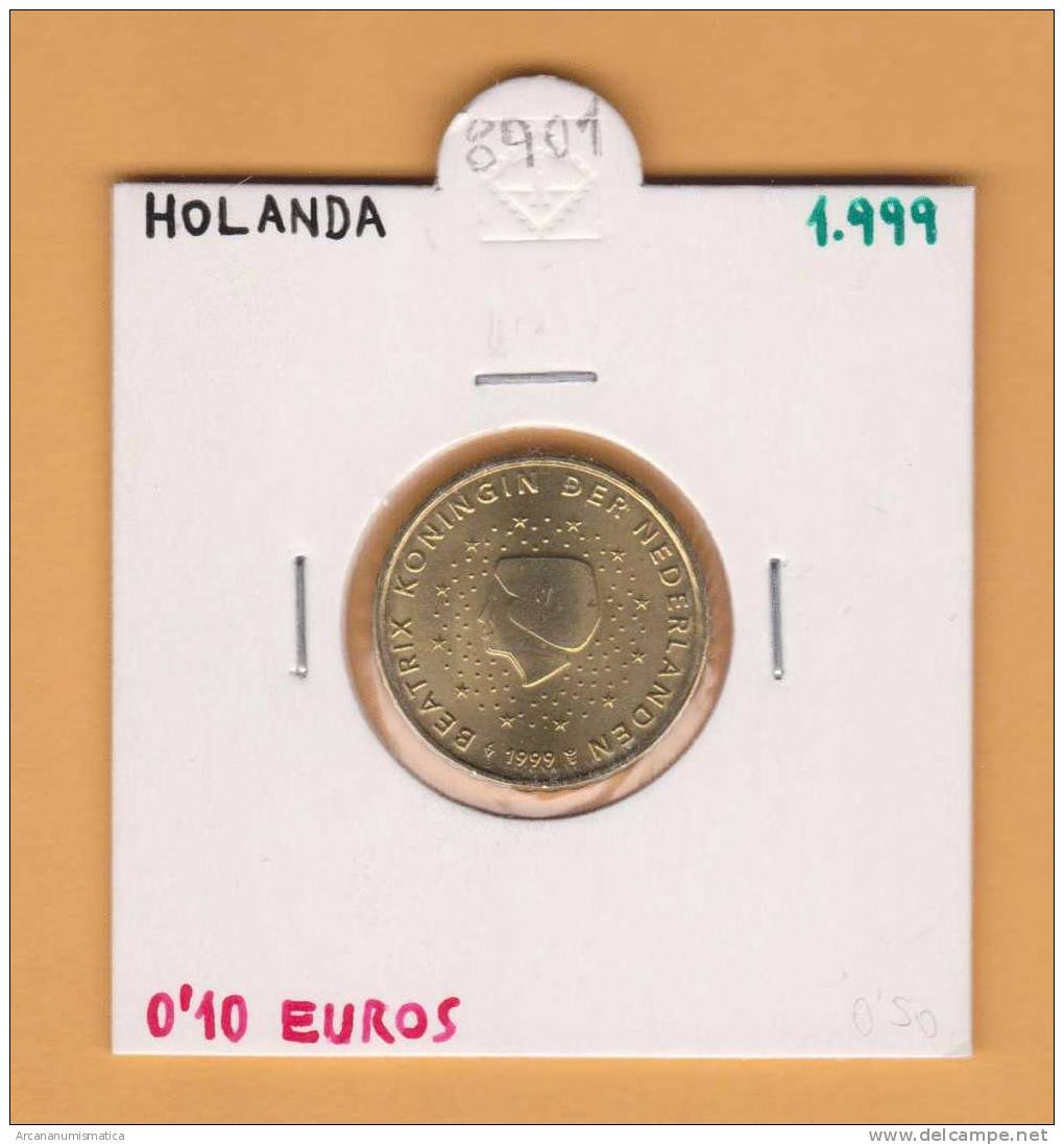 HOLANDA  10  CENTIMOS   1.999   SC/UNC      DL-8901 - Pays-Bas