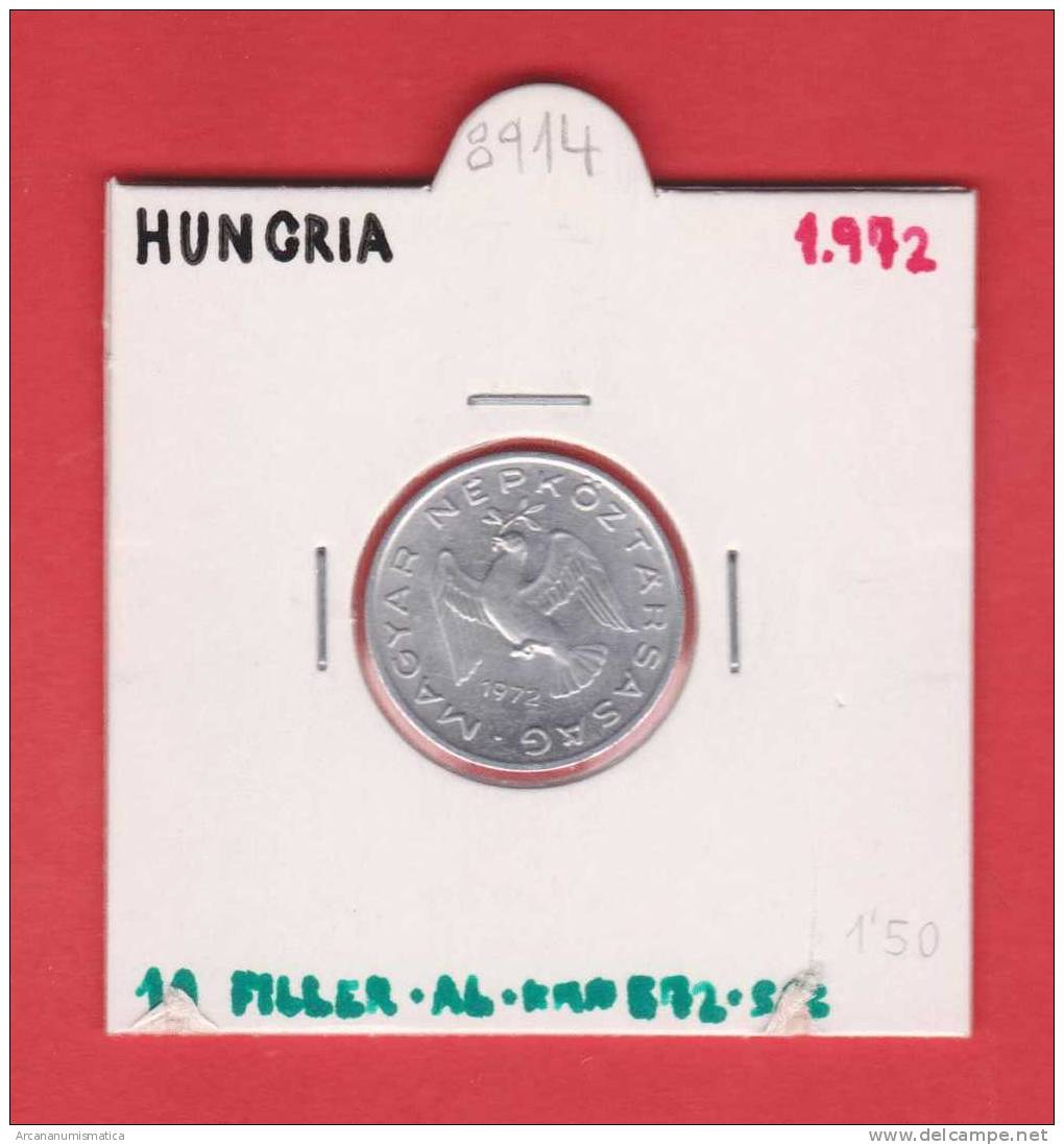 HUNGRIA   10  FILLER   1.972  AL  KM#572   SC/UNC       DL-8914 - Hungary