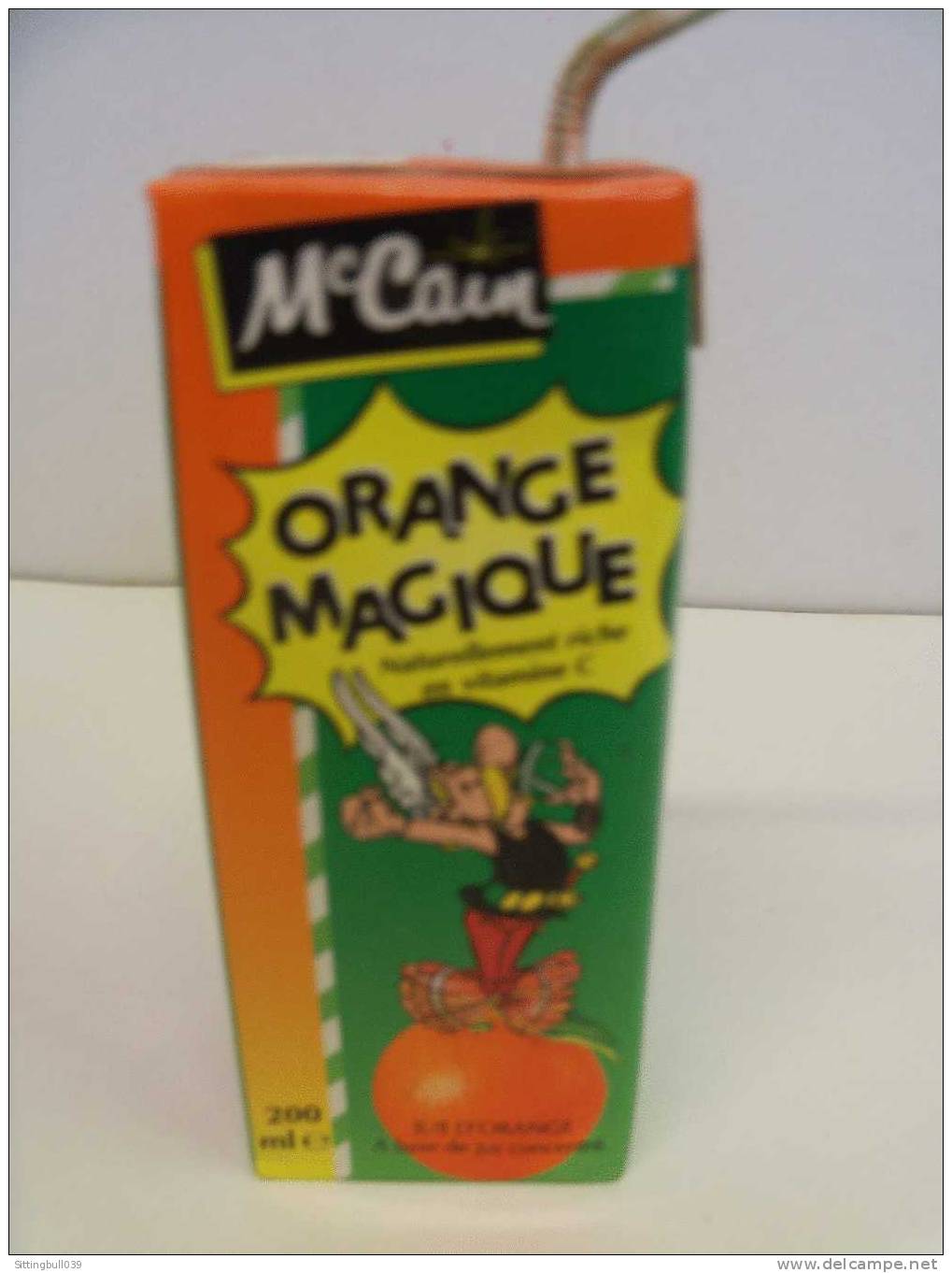 ASTERIX. PUB McCain. Orange Magique Avec Astérix. Briquette Jus D'Orange. 1993 Ed Albert René / GOSCINNY-UDERZO - Advertisement