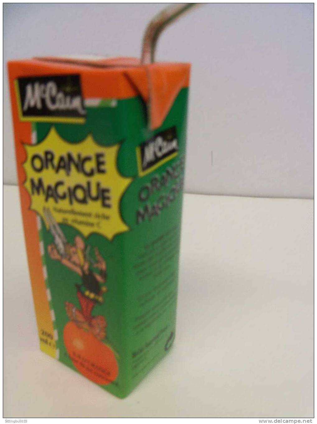 ASTERIX. PUB McCain. Orange Magique Avec Astérix. Briquette Jus D'Orange. 1993 Ed Albert René / GOSCINNY-UDERZO - Advertisement