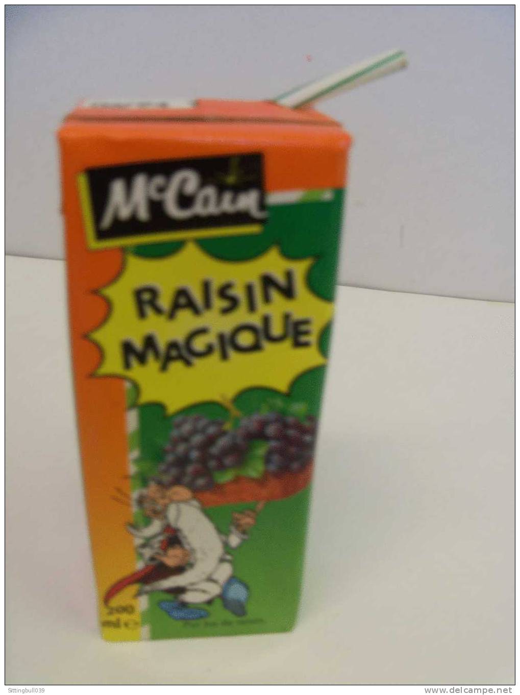 ASTERIX. PUB McCain. Raisin Magique Avec Panoramix. Briquette Jus De Raisin. 1993 Ed Albert René / GOSCINNY-UDERZO - Advertentie