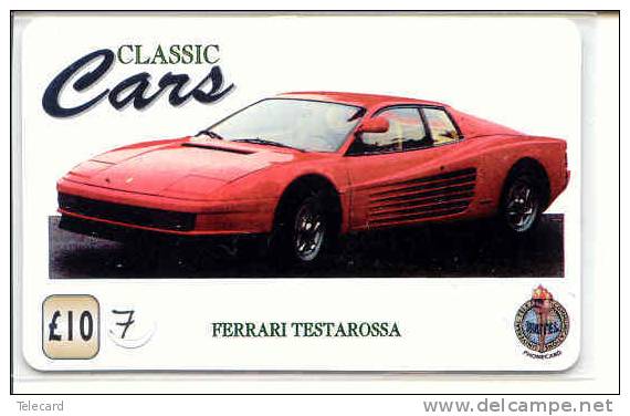 PHONECARD FERRARI * Télécarte FERRARI Japon * TELEFONKARTE FERRARI  (7) - Auto's