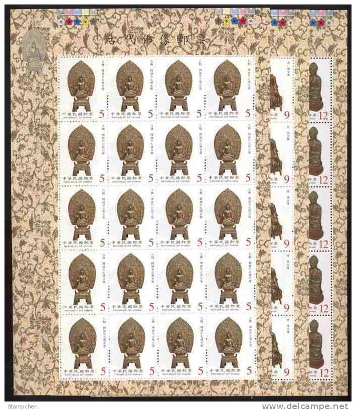 2001 Ancient Buddhist Statues Stamps Sheets Buddha - Budismo