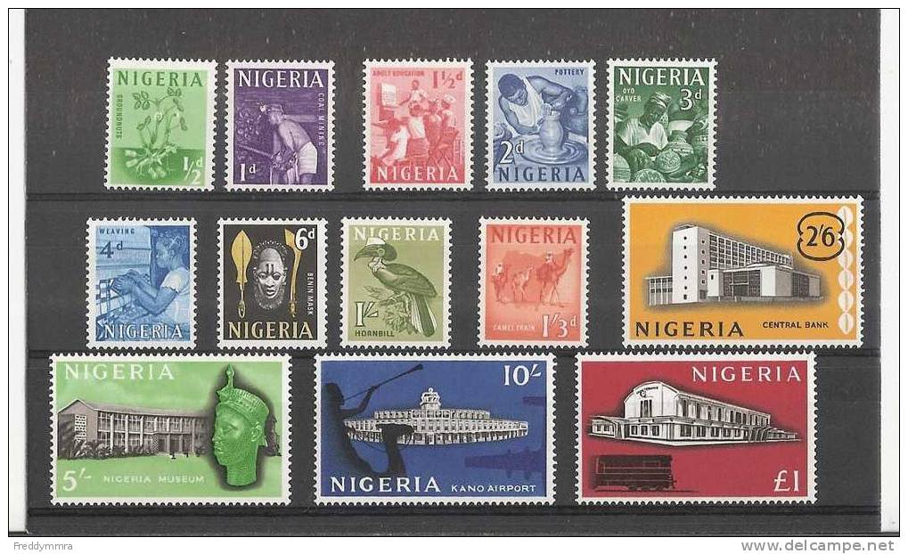 Nigéria: 97/ 109 ** - Nigeria (1961-...)