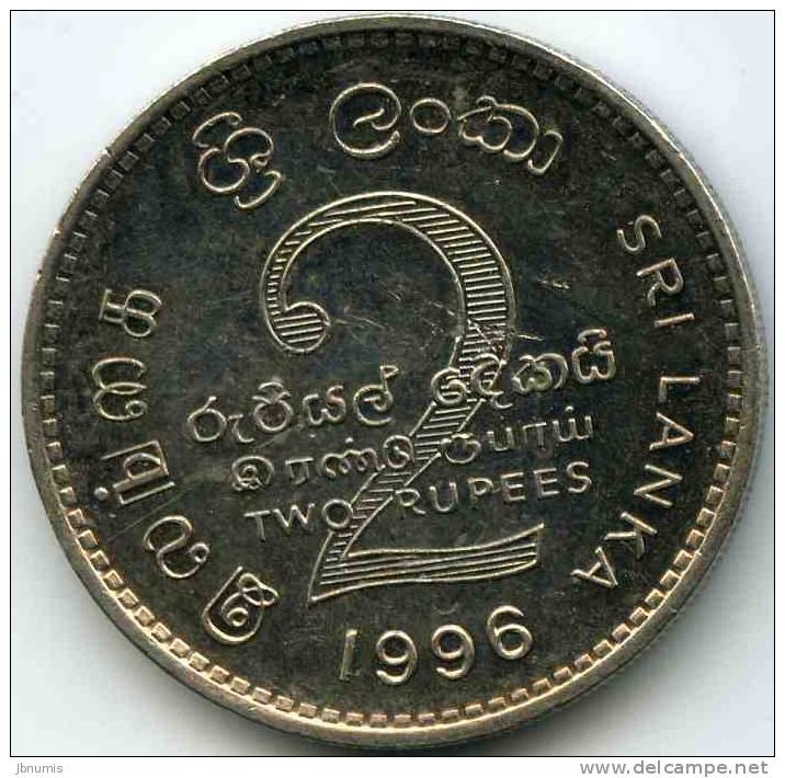 Sri Lanka 2 Rupees 1996 KM 147 - Sri Lanka (Ceylon)