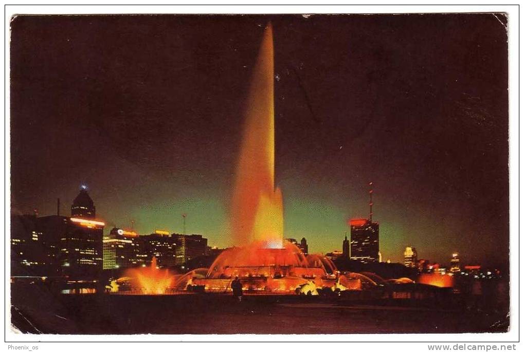 UNITED STATES - Chicago, Buckingham Memorial Fountain, Year 1967, No Stamps - Chicago