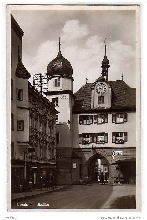 RAR - Foto AK Rosenheim - Stadttor Um 1930 ! - Rosenheim