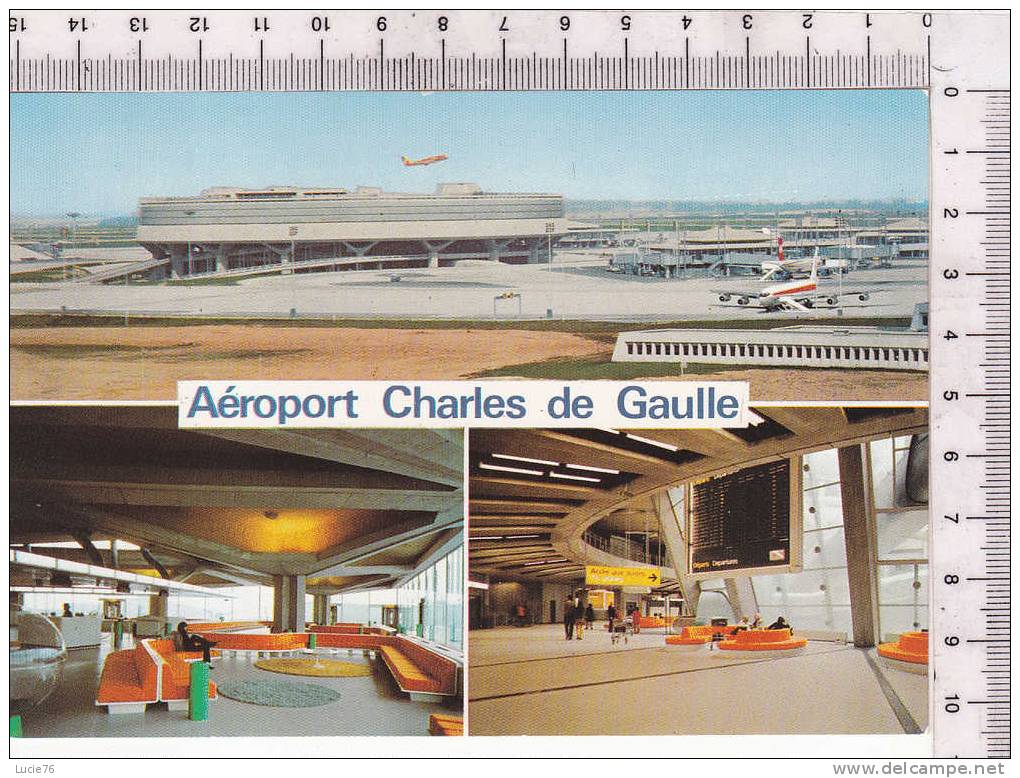ROISSY EN FRANCE  -  3 Vues -  Aéroport Charles De Gaulle  - N°  271 - Roissy En France