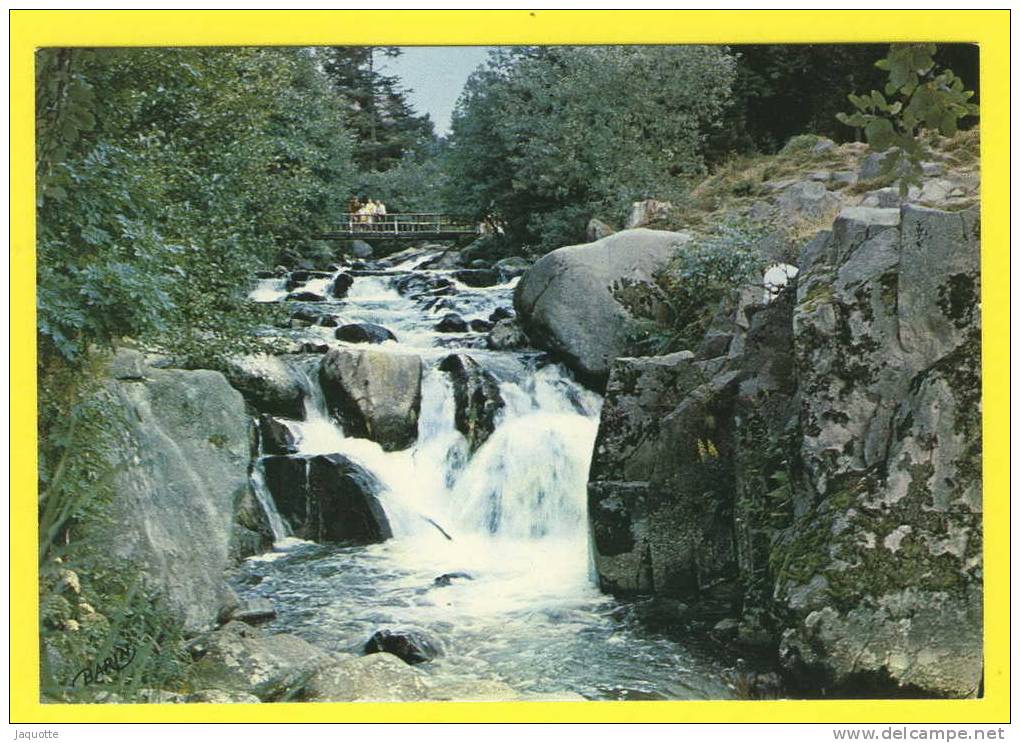 GERARDMER-Vosges 88- N°28 Le Saut Des Cuves Et Le Pont D´Amour Sur La Vologne - Non Circulé - Photo Barin - Gerardmer